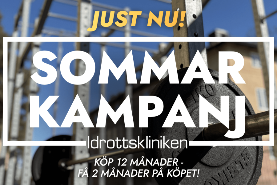 Sommarkampanj på Idrottskliniken!